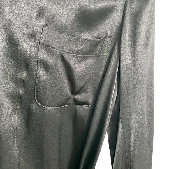 ICONS Objects of Devotion Black Satin Limited Edition Duster Coat / Robe Medium - Picture 7 of 15